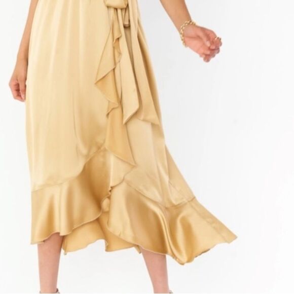 Show Me Your Mumu Samantha Ruffle Wrap Dress NWT $198 - Picture 5 of 5